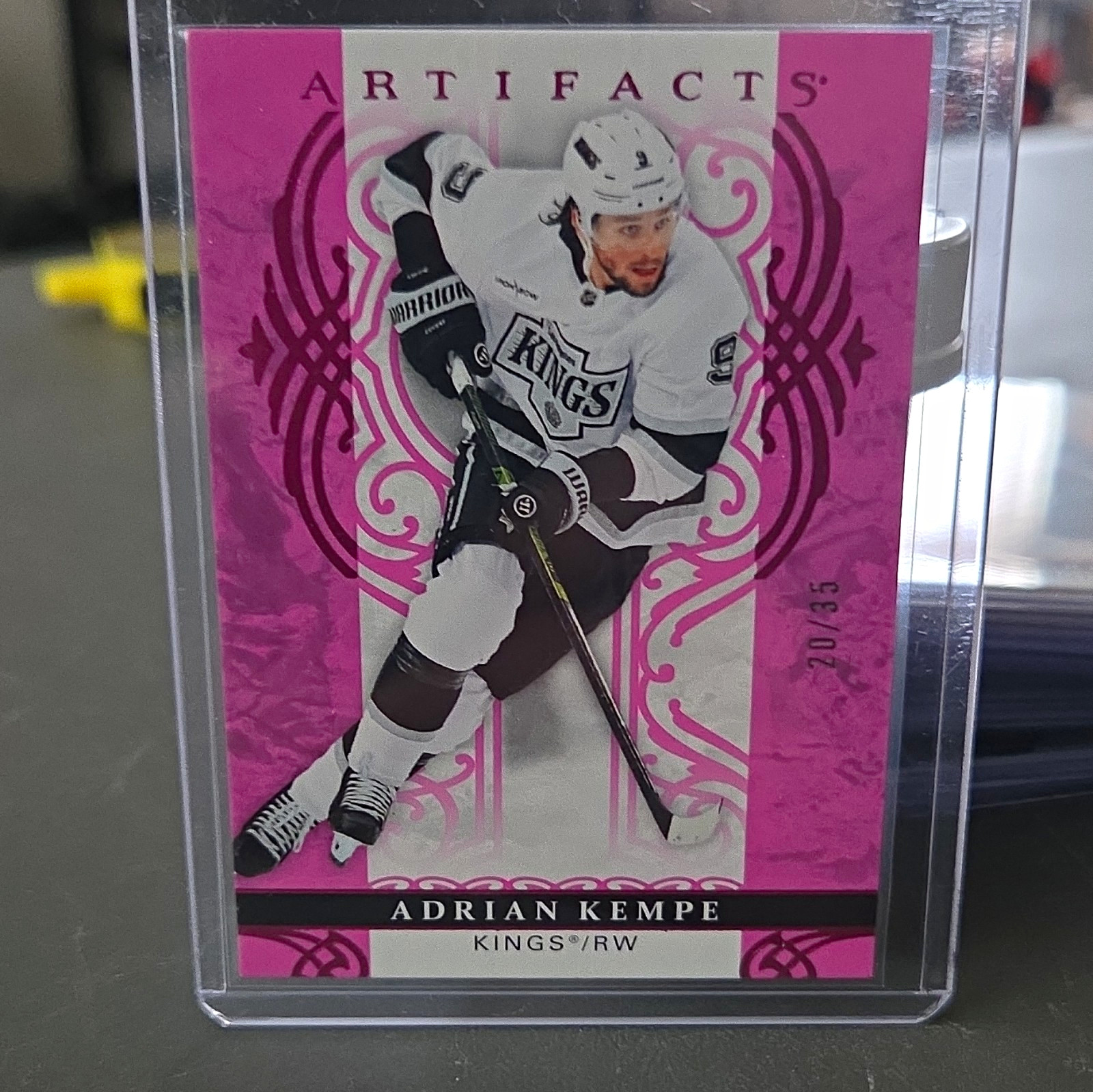 Upper Deck 2026-27 Artifacts Pink Adrian Kempe Kings #25 Serial /35