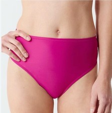 J.Crew Hallie Bikini Bottom NWT size Medium in Radiant Fuchsia High Waist