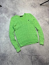 Polo Ralph Lauren Women s Cable-Knit V-Neck Sweater - Size M