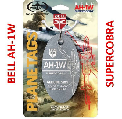 Planetag Real Flugzeughaut BELL AH-1W SUPERCOBRA  163941 - Grau