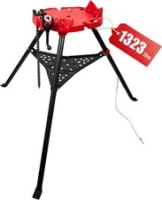 Tripod Pipe Vise Stand, Heavy-Duty 1/8"-6" Capacity, Portable Chain Vise with To