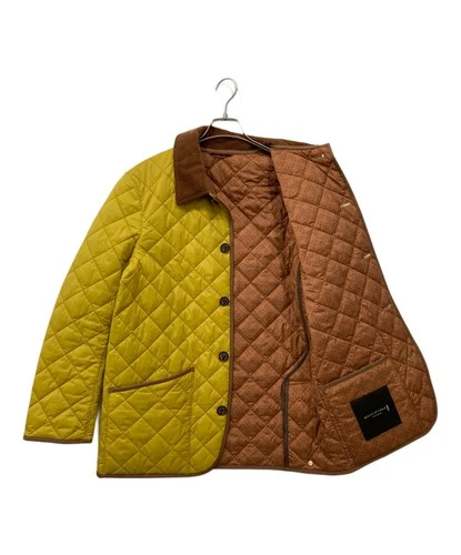 Mackintosh London Polyester Quilted Blouson Jacket Men's Size 40 Yellow image 3