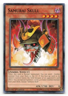 Samurai Skull (COTD-EN081, 1st ed, Common) NM