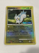 Pokemon TCG Pachirisu 35/130 Diamond and Pearl Reverse Holo Side Micro Crease on eBay