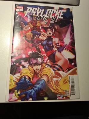 US MARVEL  PSYLOCKE NINJA #3  COVER VARIANT BY  DERRICK CHEW