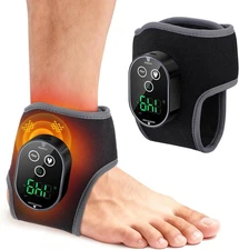 Electric Foot Ankle Massager with Heat Vibration for Circulation and Pain Relief