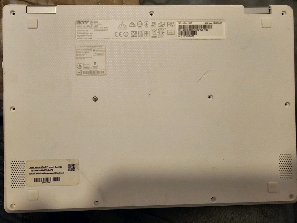 Acer Chromebook 11 CB3-131-C3SZ (16GB, Intel Celeron N, 2.20GHz, 2GB) Read Desc - Image 4 of 4