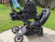 My Babiie MB33 Tandem Pushchair Black Leopard Pattern Slightly Used