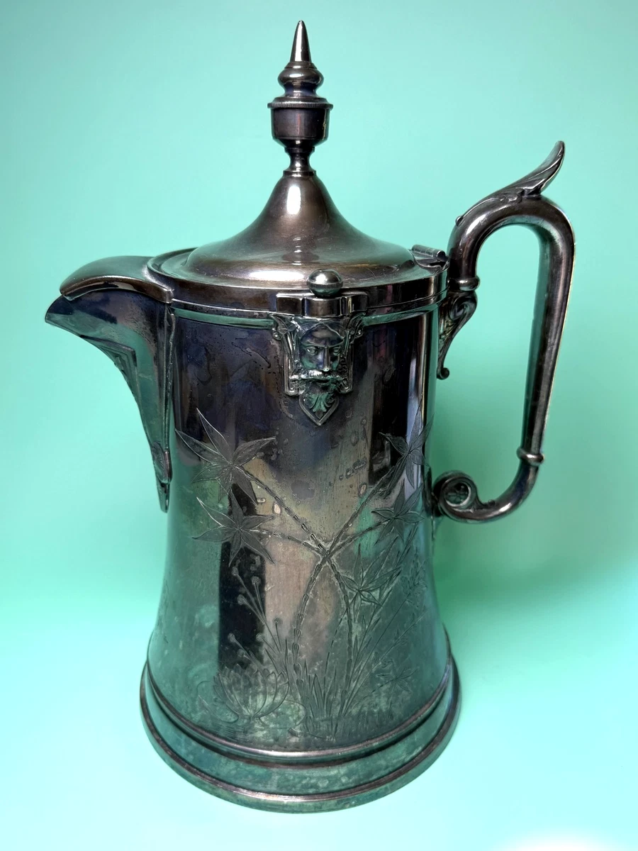 Reed & Barton 1850-1899 年美国镀银古董壶和罐子| eBay