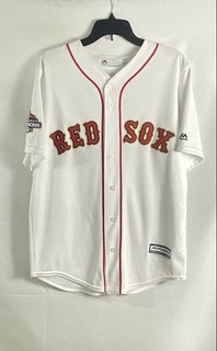 Majestic Men's Boston Red Sox Mookie Betts 50 2018 World Series Jersey Sz M