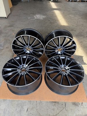 OEM Mercedes AMG 20'' Wheels Set 4 CLS550 E53 E43 A2134012200 A2134012300