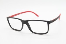NEW POLO RALPH LAUREN PH 2126 5504 BLACK RED AUTHENTIC EYEGLASSES 53-16