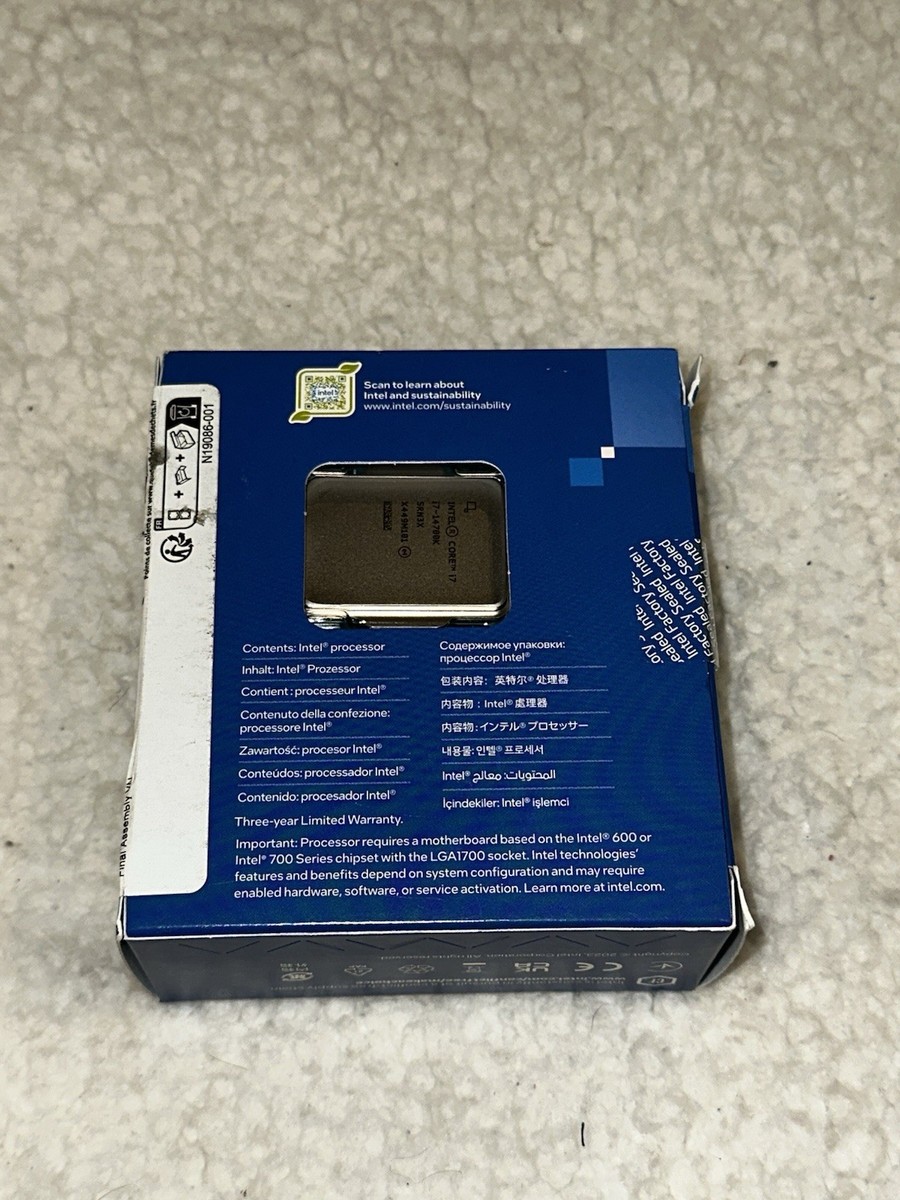 Intel Core i7-14700K 3.4GHz 20-Core 28-Thread CPU (BX8071514700K