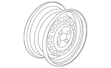 Genuine Honda Wheel Steel 42700-sda-a91