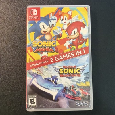 Sonic Mania Team Sonic Racing Double Pack Nintendo Switch CIB - Tested Excellent