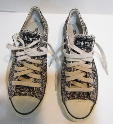 CONVERSE CHUCK TAYLOR ALL STAR KNIT TWILL LOW TOP SNEAKERS MEN 8.5 WOMEN 10.5