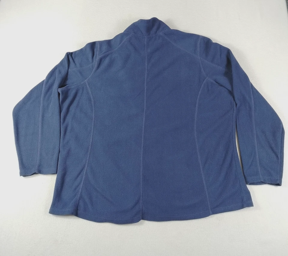 Chaqueta Port Authority para mujer 3XL azul polar cremallera completa Departamento de Asuntos de Veteranos Foto 3 de 4