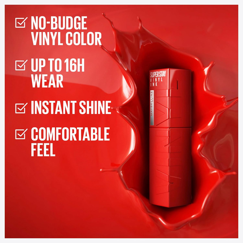 Superstay Vinyl Ink Longwear Liquid Lipstick in Cheeky - Picture 5 of 12