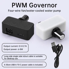 Mini PWM Speed Controller 4Pin Fan Governor TYPE-C USB Power Supply DIY Cooling