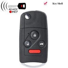 Modified Flip Key Shell Remote Case For Honda Accord Civic Polit Fit Odyssey