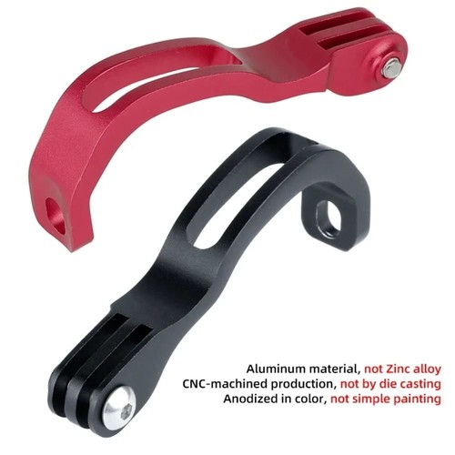 Black Red Bicycle Front Light Holder Camera Stand for GoPro/ Brompton