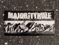 Majority Rule 4 x 2" Waterproof Vinyl Sticker - Pg. 99 Reversal of Man Kaospilot