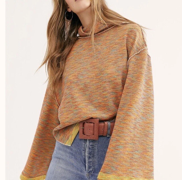 Orange hotsell turtleneck sweater