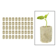 50x Plant Starter Plugs Hydroponic Cubes Media Spread Cloning