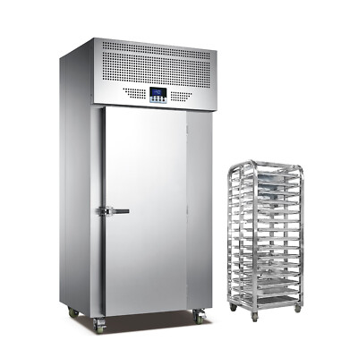 Kolice Commercial Large Capacity 15 Trays Blast Chiller Freezer with Cart, -40°F