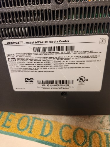 Bose 321 AV321 AV3-2-1 Series II Media Center, Tested, Great - Picture 5 of 5