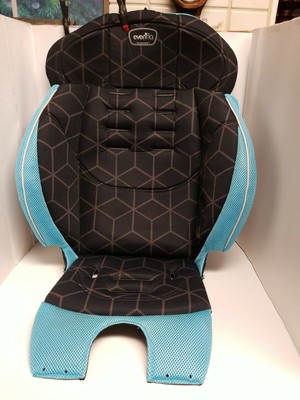 evenflo blue and black car seat