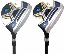 Mens Rife Golf 812s Straight FACE #3 & #5 Fairway Metal Wood Set Regular Flex