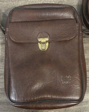 Vintage vegan leather Kodak camera bag carry bag tote bag multi use 8x10x4 EVC