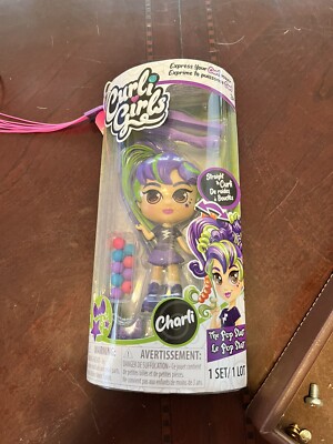 Basic Fun Curli Girls Charli, The Pop Star - Hairstyling Doll with MagiCurl Hair