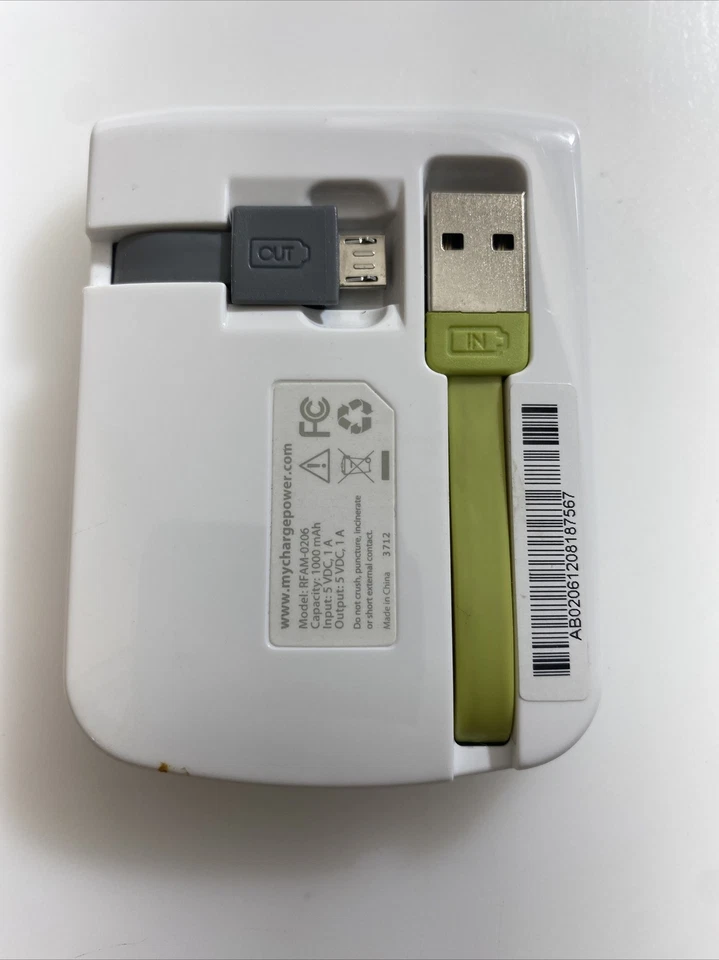 Batería portátil myCharge Power Bank RFAM-0206 Voyage Android BlackBerry atq Foto 2 de 2