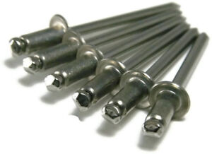 New Lot of 250 Pcs Stainless Steel Pop Rivets 5/32 x 3/8 Dome Head Blind 5-6 Set #Lig-1336NG Warranity by Pr-Mch 