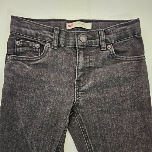 Levis 511 Slim Boys Jeans Size 7 Reg Adjustable Waist - Picture 3 of 10