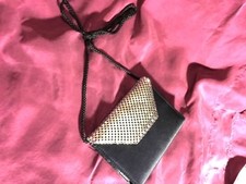 Evening Mini Bag / Satin and Metal