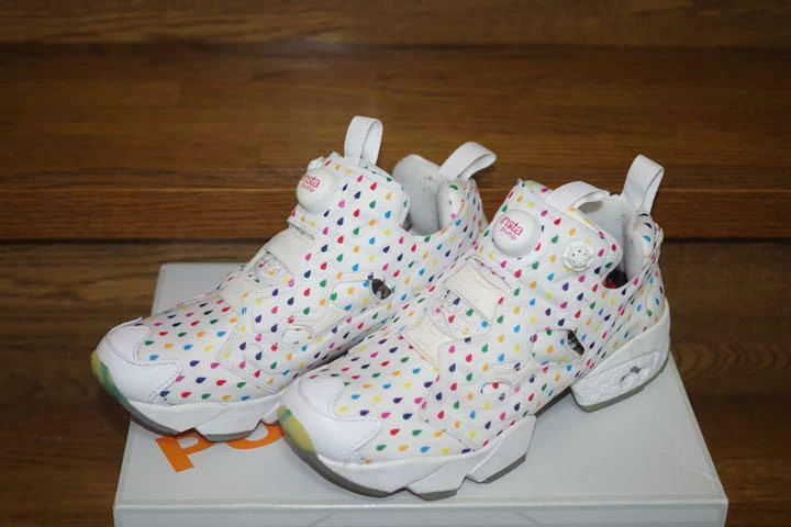 Reebok Pump Fury Rainbow Raindrop Women 7.0Us | eBay