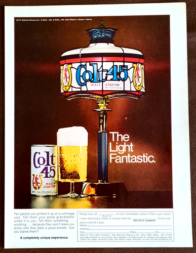 Colt 45 Malt Liquor Beer 1969 Vintage Print Ad | eBay