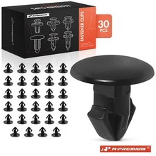 A-Premium 30Pcs 5.3mm Nylon Weatherstrip Retainer Clips Single Head for Nissan