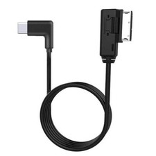 2 in 1 AMI Music Interface Charg to Type C Adapter Aux Cable for A4 A3 MMI 3G...