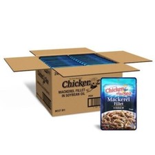 Chicken of the Sea Mackerel Fillet in Soybean Oil 3.53 Oz Pouch 12 - a Half Case