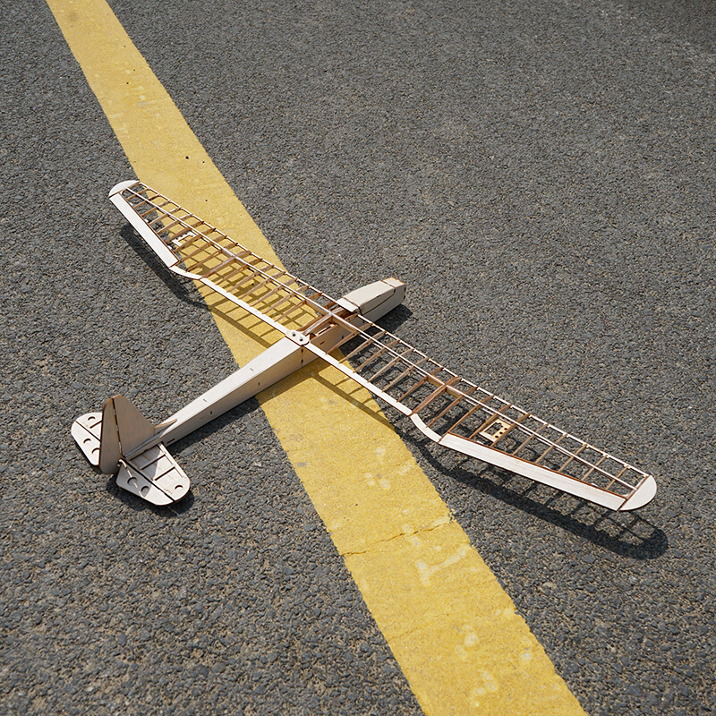 Sunbird Glider RC Model Airplane Balsa Wood Fixed Wing DIY KIT