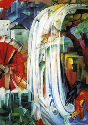 Franz Marc The Enchanted Mill 1913 17''x 22'' Archival Art Print