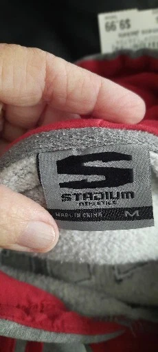 VETEMENTS Indiana University Felpa con cappuccio grigia Knights abbigliamento M