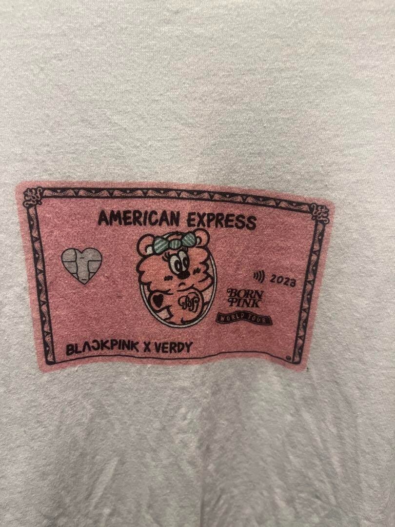 BLACKPINK x VERDY LOGO T-shirt American Express exclusive