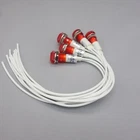 10Pcs 120V AC 10mm RED Panel Mounting LED Indication Signal Pilot Lights