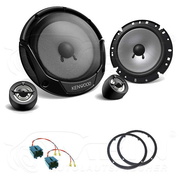 Kenwood Lautsprecher FüR Citroen Berlingo I 1996-2009 Front Vorn TüR 300W #Ambu-image