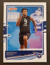2020 Donruss #259 Kristian Fulton RC TITANS Rookie football card NM/MT
